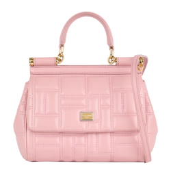 Medium Sicily Quilted, Leather, Pink, MII, DB/S, 2*